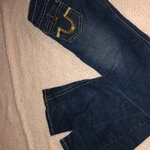 Bootcut denim jeans!